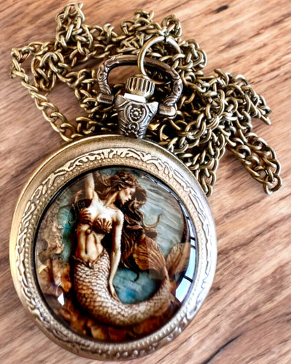 Relógio de Bolso "Syrena Tajemnic", possibilidade de personalização com gravação para presente