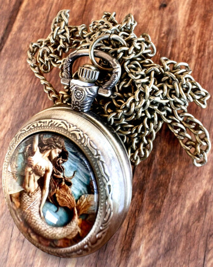 Relógio de Bolso "Syrena Tajemnic", possibilidade de personalização com gravação para presente