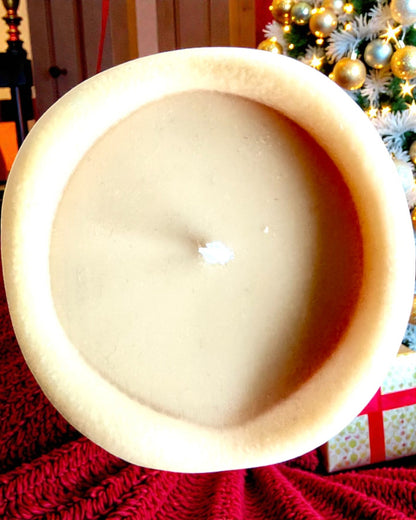 Vela de soja Raposa de Inverno, 7,5 cm de altura, vela de soja vertida à mão com uma adorável raposa a dormir, personalizável com gravação na placa