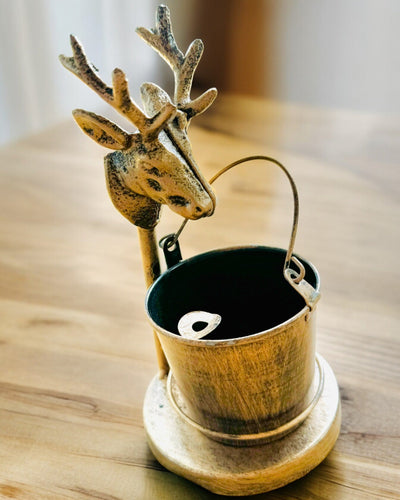 Cinzeiro Metálico Estiloso "Rustic Charm" com 19-23 cm de altura, 8 variantes à escolha, gravação a pedido