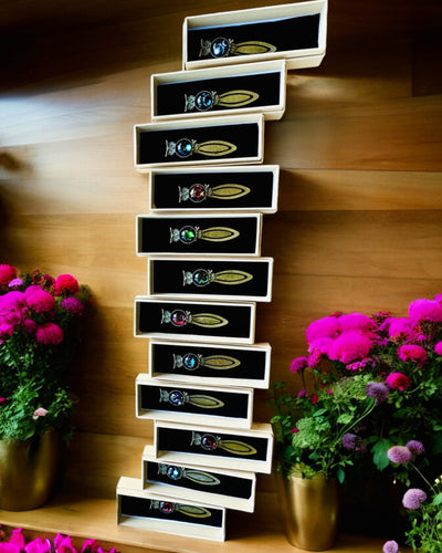 Marcador de livro "Coruja com Constelações" - 12 variantes à escolha, personalização com gravação