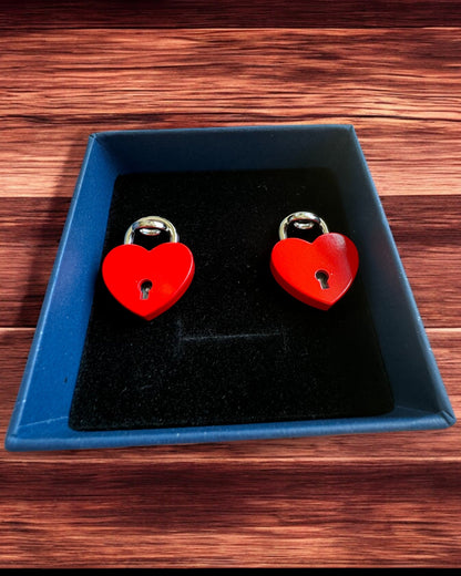 Cadeados de Amor Mini Coração DeLuxe - Conjunto de 2 cadeados com chaves, 6 variantes à escolha, possibilidade de personalização com gravação para presente