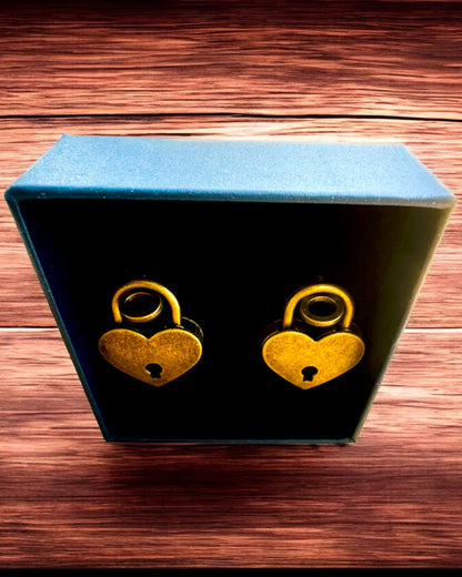Cadeados de Amor Mini Coração DeLuxe - Conjunto de 2 cadeados com chaves, 6 variantes à escolha, possibilidade de personalização com gravação para presente