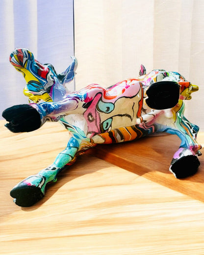 Escultura Decorativa Touro "BullArt" – Arte Única com Opção de Gravação - 4 variantes de cor, para presente personalizado