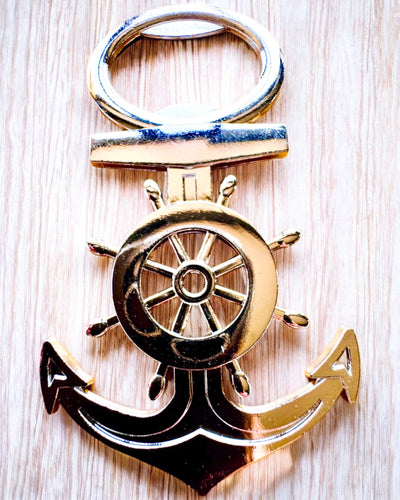 Abre-garrafas Capitão - possibilidade de personalização com gravação, cor prata