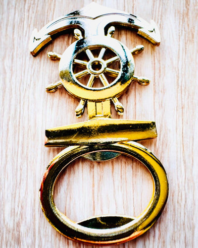 Abre-garrafas Capitão - possibilidade de personalização com gravação, cor prata