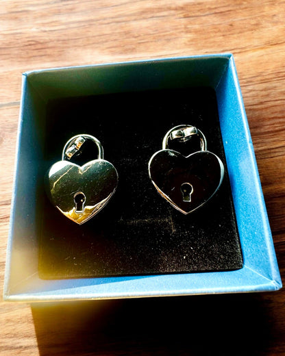 Cadeados de Amor Mini Coração DeLuxe - Conjunto de 2 cadeados com chaves, 6 variantes à escolha, possibilidade de personalização com gravação para presente