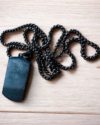 Colar Masculino Força Elegante - personalização com gravação para presente