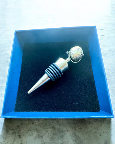 GloboStop - Rolha de Vinho com Gravação, possibilidade de personalização com gravação para presente