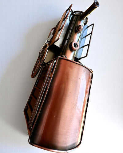 Locomotiva de ferro "Retro Express" – decoração, modelo, feito à mão com possibilidade de gravação para presente