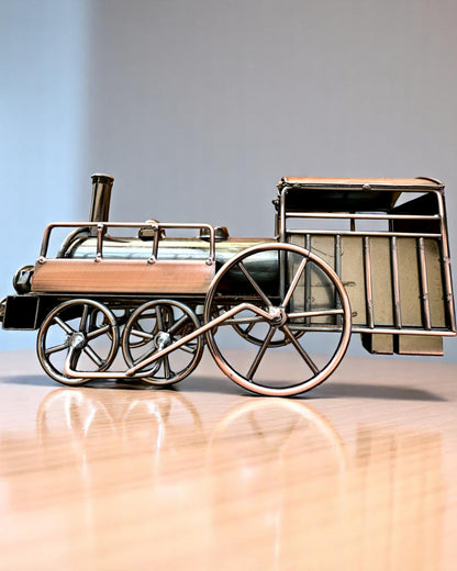 Locomotiva de ferro "Retro Express" – decoração, modelo, feito à mão com possibilidade de gravação