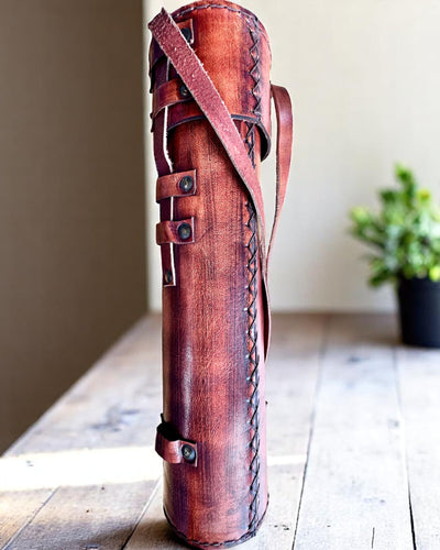 Luneta Real “Voyager 1818” – Exclusiva, em latão, 83 cm, feita à mão, com estojo em pele natural – Edição de colecionador, personalizável com gravação para presente