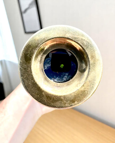 Luneta Real “Voyager 1818” – Exclusiva, em latão, 83 cm, feita à mão, com estojo em pele natural – Edição de colecionador, personalizável com gravação para presente