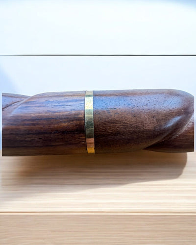 Guardião Lobo Bengala Esculpida à Mão, de Madeira, possibilidade de personalização com gravação