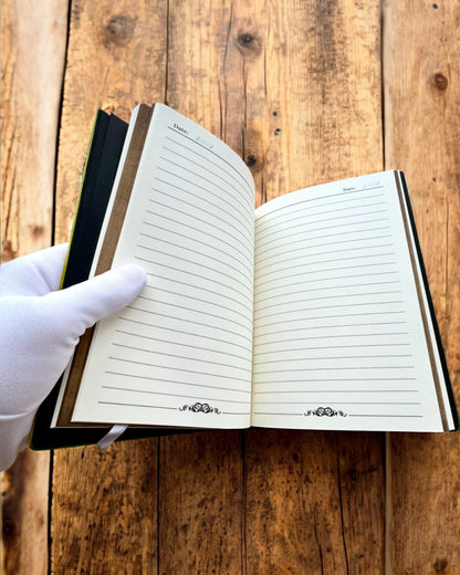 Leśny Jeleń – Caderno com Motivo de Veado, A5 - personalização com gravação para presente