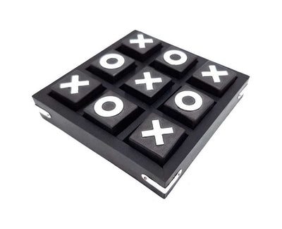 Jogo de Velha em Madeira 13 x 13 cm com Possibilidade de Personalização por Gravação