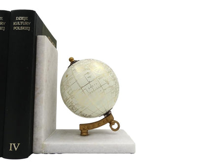Suportes de livros em mármore Globos GLB-85 com gravação