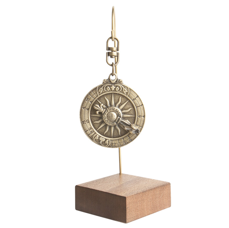 Miniatura de relógio de sol H91 do século XVI com possibilidade de personalização com gravação