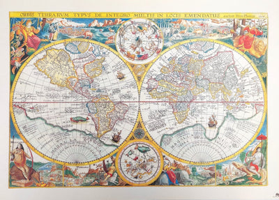 Mapa-múndi Orbis Terrarum 1594