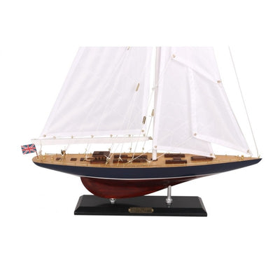 Réplica do iate Endeavour 70 cm com possibilidade de personalização por gravação