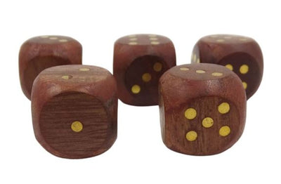 Dados de madeira para jogo em barril com gravação – Presente personalizado em acácia, altura 7 cm, diâmetro 8 cm, para maiores de 14 anos