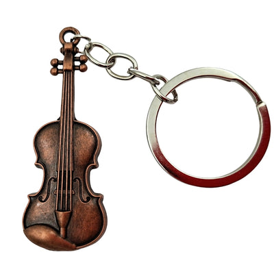 Porta-chaves musical de metal, violino MKT-0145