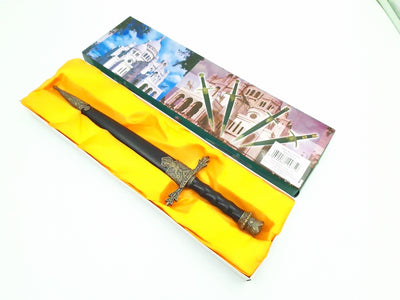 Adaga de Cavaleiro 34 cm Réplica Decorativa com Possibilidade de Gravação