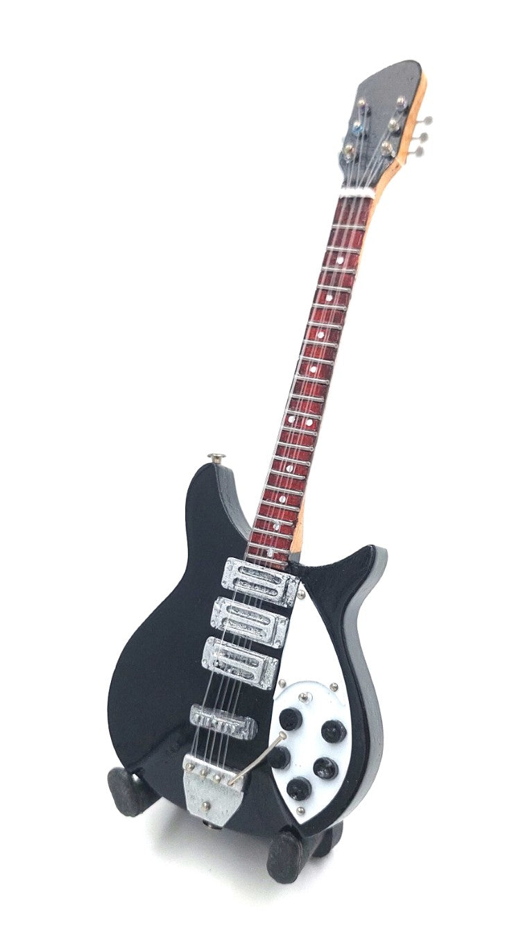 Mini guitarra 15cm estilo J.Lennon com possibilidade de personalização com gravação