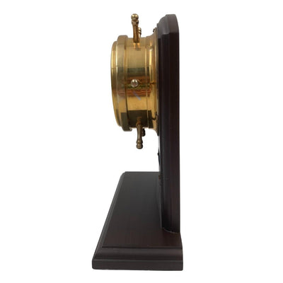 Relógio náutico de latão com gravação