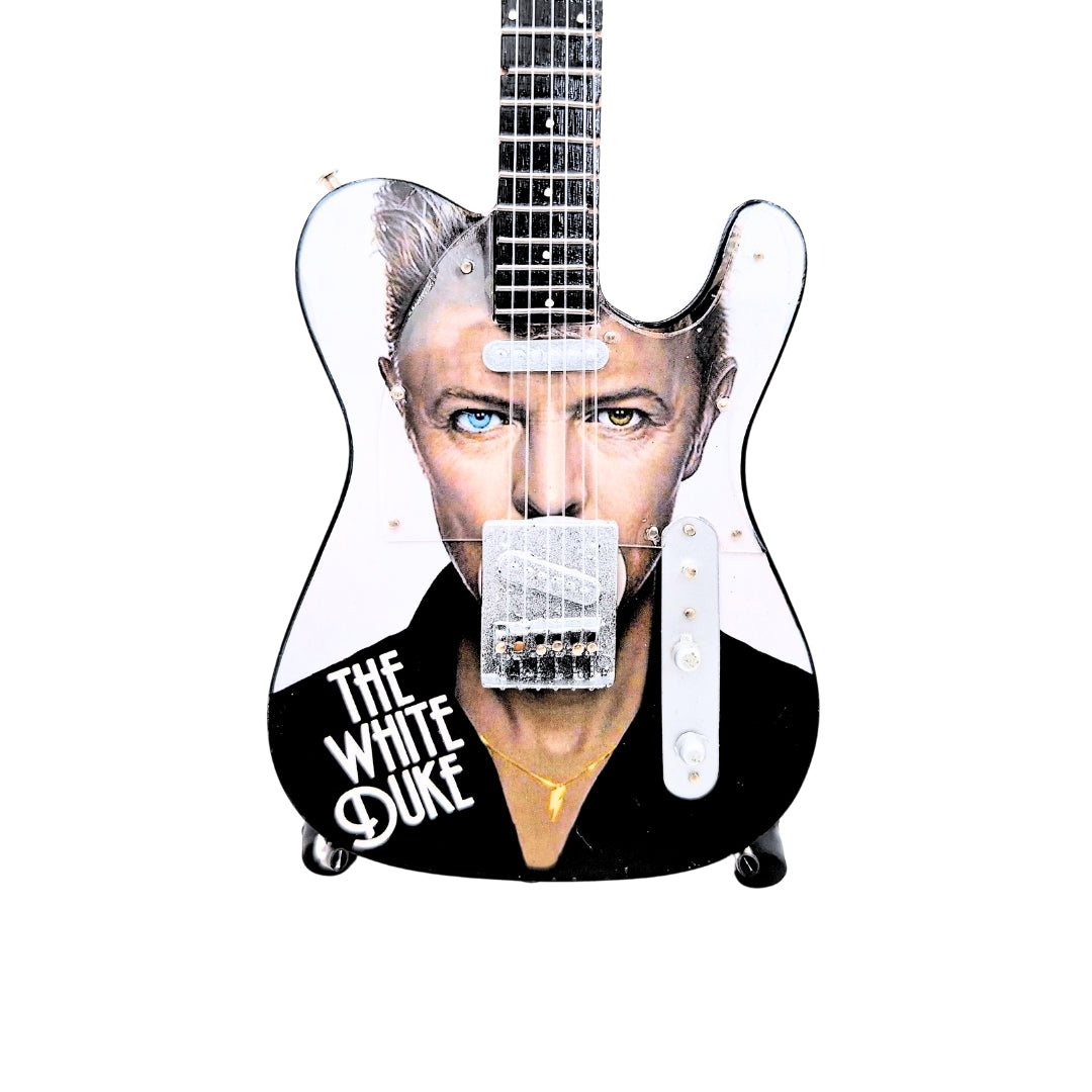 Mini Guitarra de Coleção David Bowie MGT-8976 com gravação