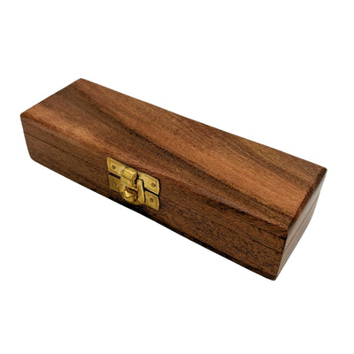 Apito de Bosman com Gravação em Caixa de Madeira Elegante – Latão, 12,5 cm