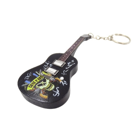 Brelok mini gitara w stylu Guns N' Roses z możliwością personalizacji grawerem