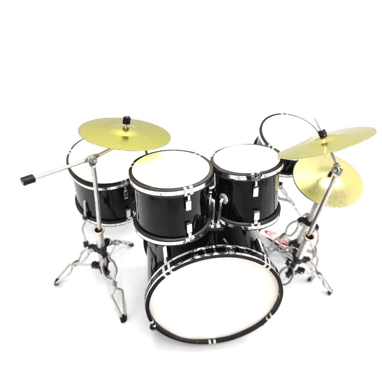 Mini bateria preta MDR-0022 em escala 1:5 com possibilidade de personalização por gravação