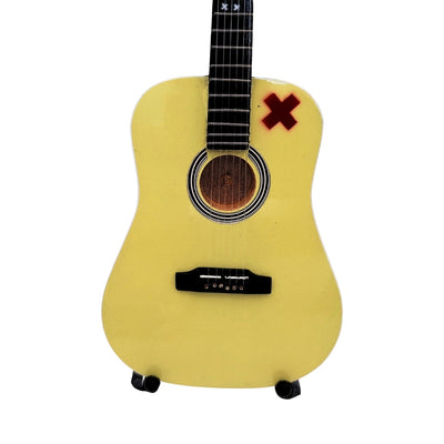Mini guitarra Ed Sheeran 27,5 cm em mogno com possibilidade de personalização com gravação