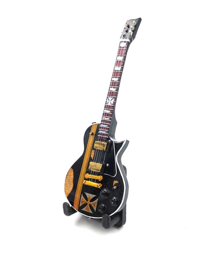 Mini Guitarra de Coleção 15 cm no Estilo James Hetfield com Possibilidade de Personalização por Gravação
