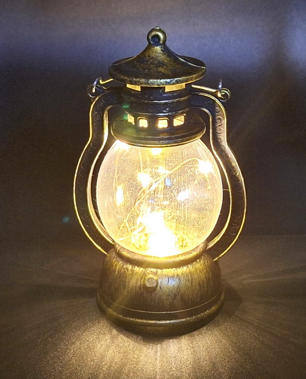Candeeiro de noite LED em forma de lâmpada de petróleo com possibilidade de personalização por gravação, ideal para presente - altura 12,6 cm, largura 5,8 cm, certificado CE