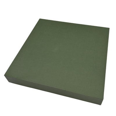 Conjunto Elegante para Presente com Gravação Personalizada - Caderno de Pele A5 Verde Oliva com Caneta e Recarga em Caixa de Presente Estética