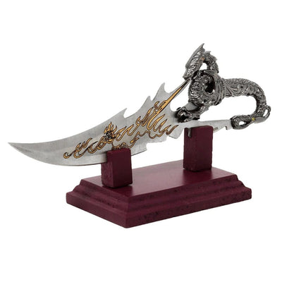 Adaga decorativa dragão 19 cm com possibilidade de personalização por gravação