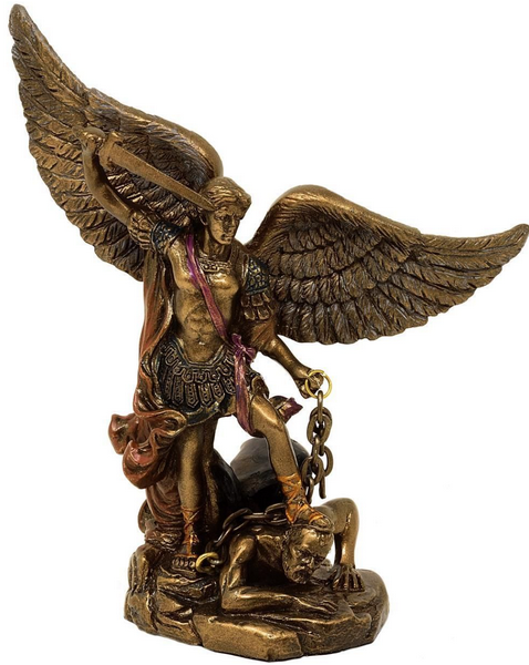 Arcanjo Miguel - estatueta decorativa com possibilidade de personalização por gravação