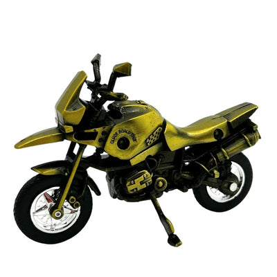 Modelo de Motociclo Metálico HJ1 em Cor Verde Escuro com Possibilidade de Personalização por Gravação
