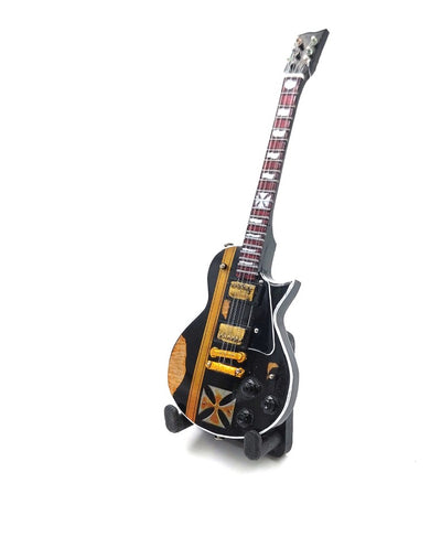 Mini Guitarra de Coleção 15 cm no Estilo James Hetfield com Possibilidade de Personalização por Gravação