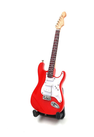 Mini Guitarra 15 cm BMG-009 no Estilo Mark Knopfler com Possibilidade de Personalização por Gravação