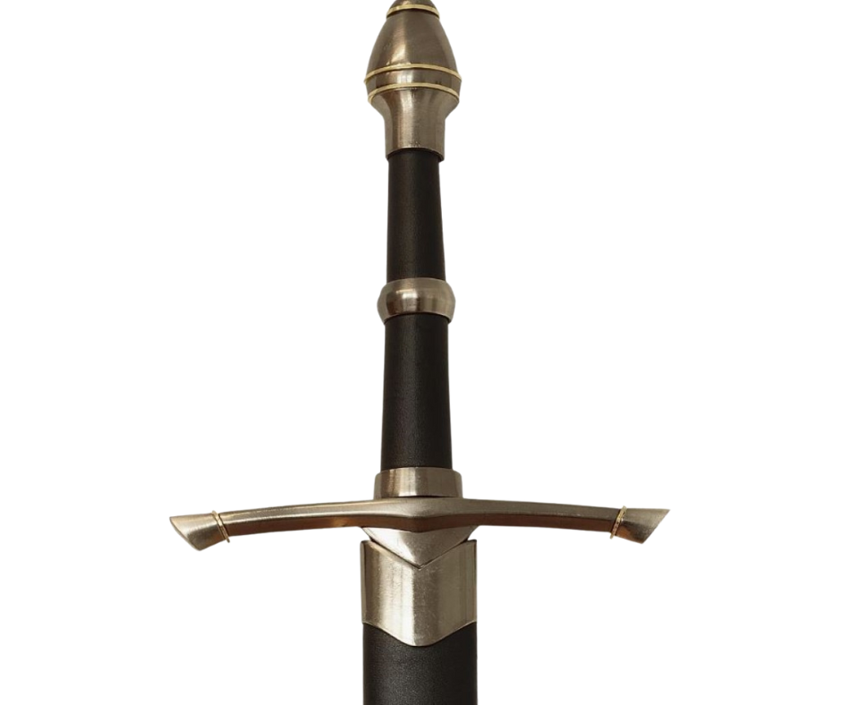 Espada de Cavaleiro em Aço com Bainha, 105 cm — Réplica elegante em aço inoxidável com possibilidade de gravação