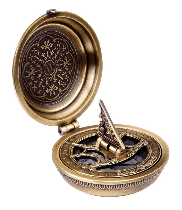 Bússola de Latão Urania Propitia com Relógio de Sol