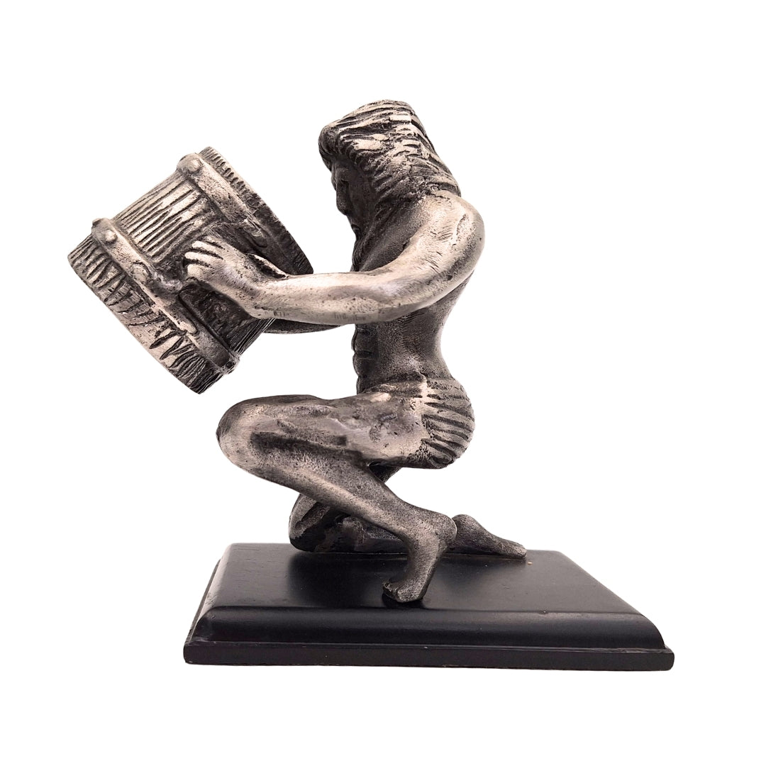 Figura decorativa Aquário AQU em alumínio, gravação personalizada, ideal para presente, altura 18 cm, estilo clássico e art déco
