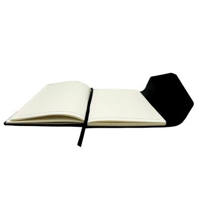 Conjunto de Presente Premium Elegante com Personalização – Caderno de Couro A5, Caneta e Pen Drive 16GB em Estojo Preto e Dourado