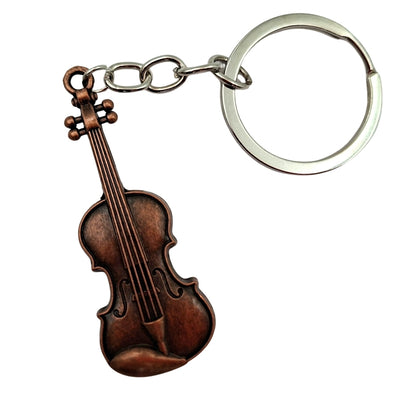 Porta-chaves musical de metal, violino MKT-0145
