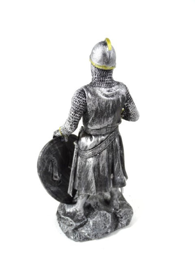 Figura de cavaleiro cruzado 18 cm com possibilidade de personalização por gravação