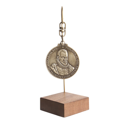 Miniatura de relógio de sol H91 do século XVI com possibilidade de personalização com gravação