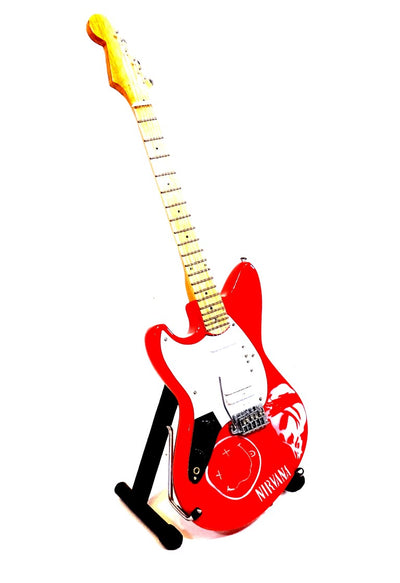 Mini guitarra estilo Nirvana - Curt Cobain
